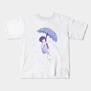 Purple Flowers Kids T-Shirt